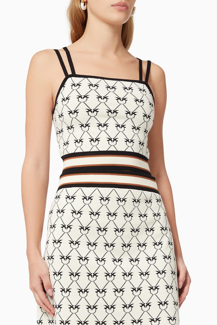 

Carrara Top in Jacquard, White