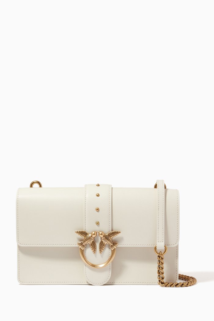 

Classic Love Icon Bag in Leather, White