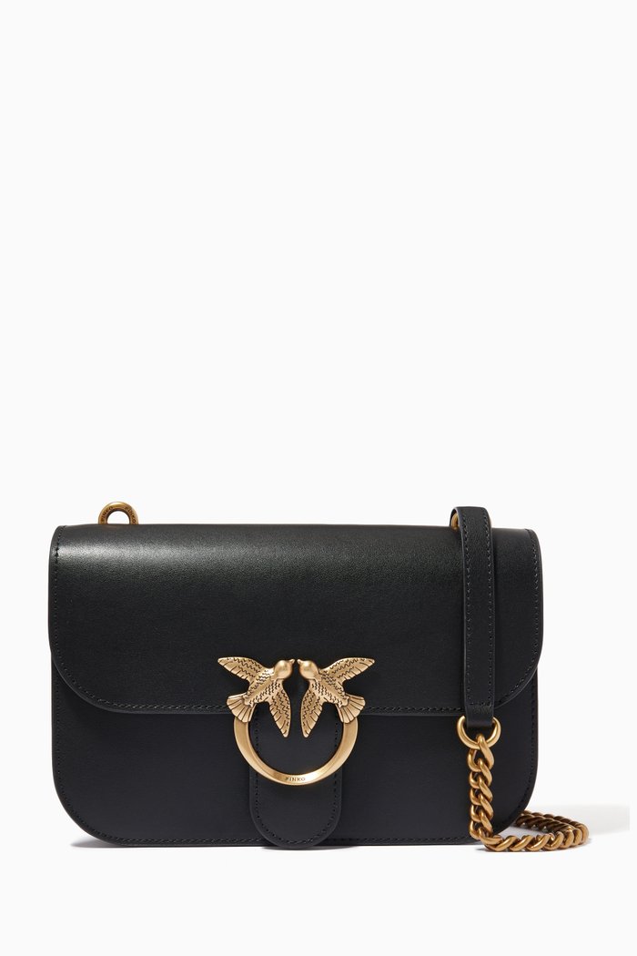 

Love Bell Bag in Leather, Black