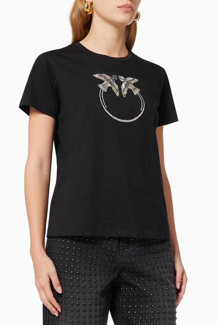 

Quentin 3 T-shirt in Jersey, Black