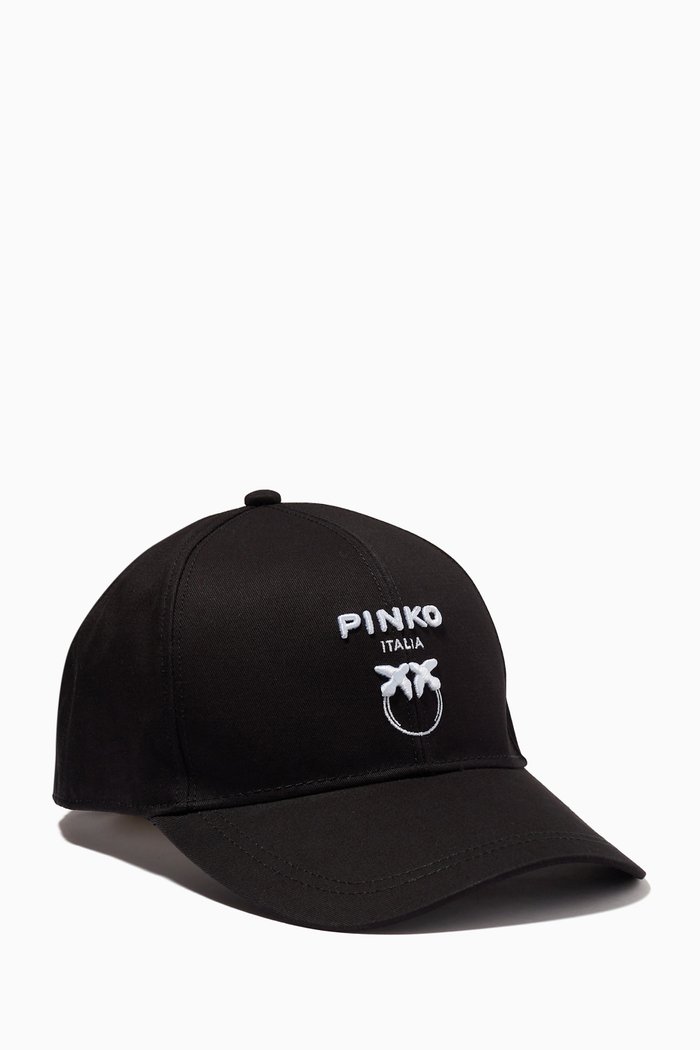 

Love Birds Baseball Cap in Cotton, White