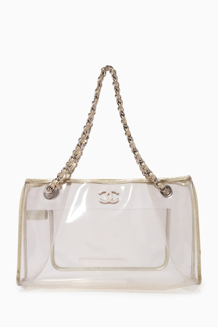 

Clear Shoulder Bag in Vinyl, Multicolour