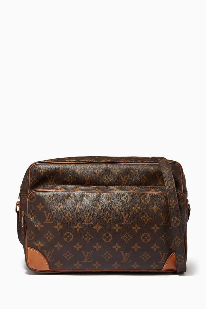 

Nile 34 Crossbody Bag in Monogram Canvas, Brown