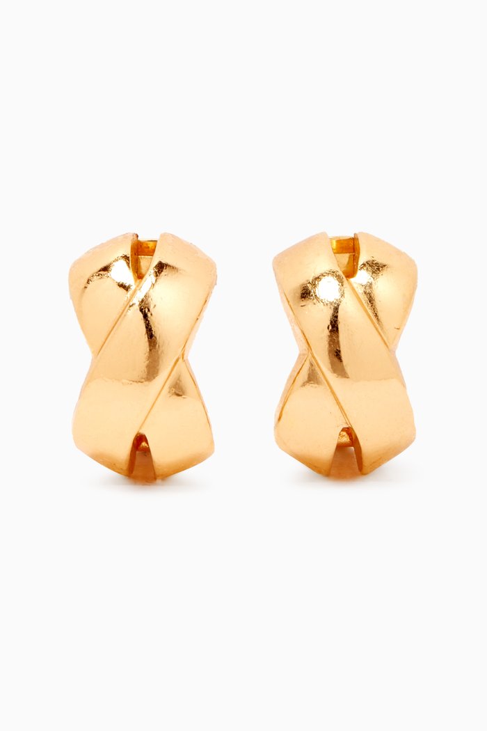 

Clip-on Earrings, Gold