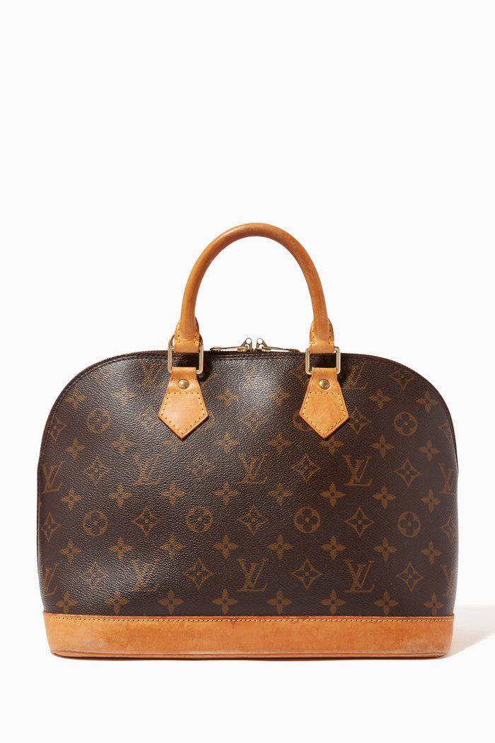 

Alma Handbag in Monogram Canvas, Brown
