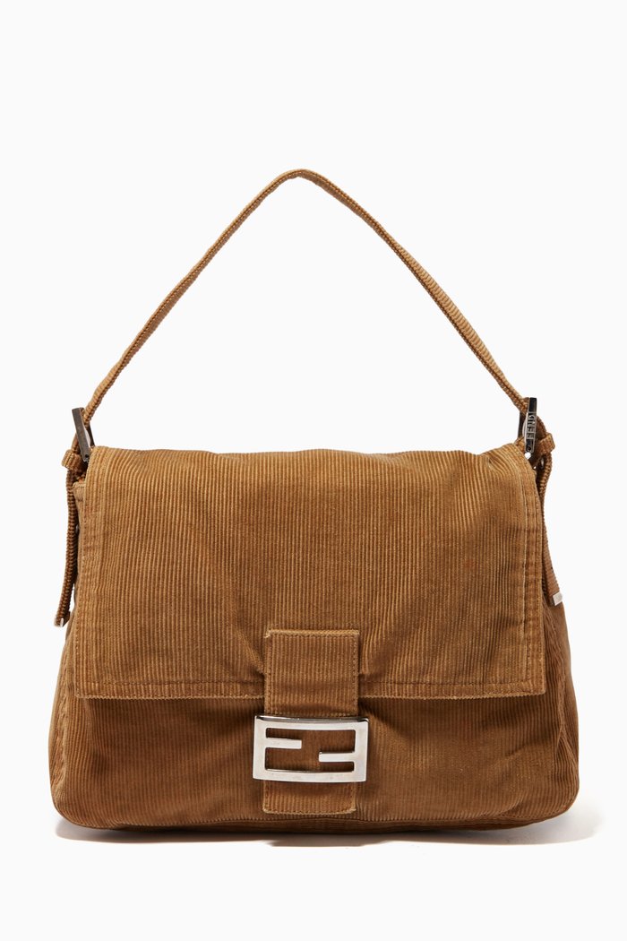 

Mamma Baguette Bag in Corduroy, Neutral