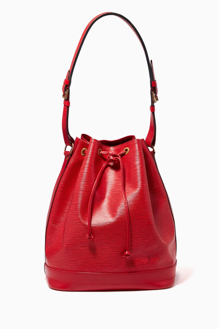 

Noé Bucket Bag in Epi Leather, Red