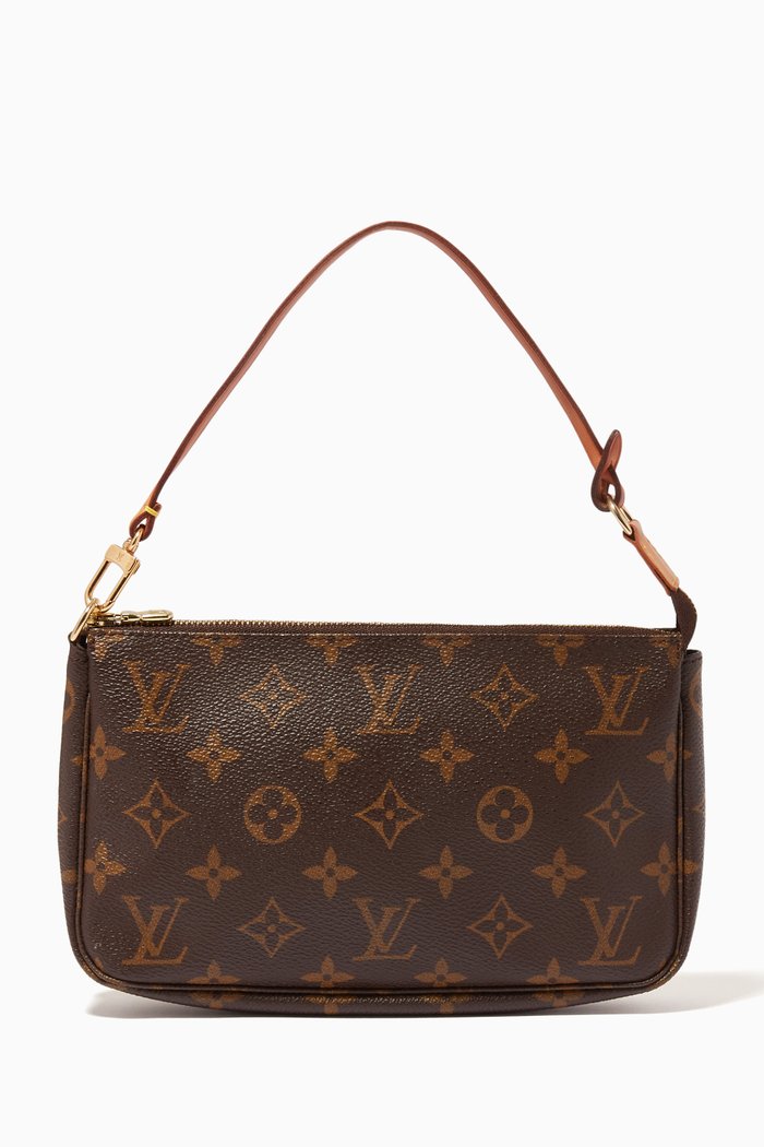 

Pochette in Monogram Canvas, Brown