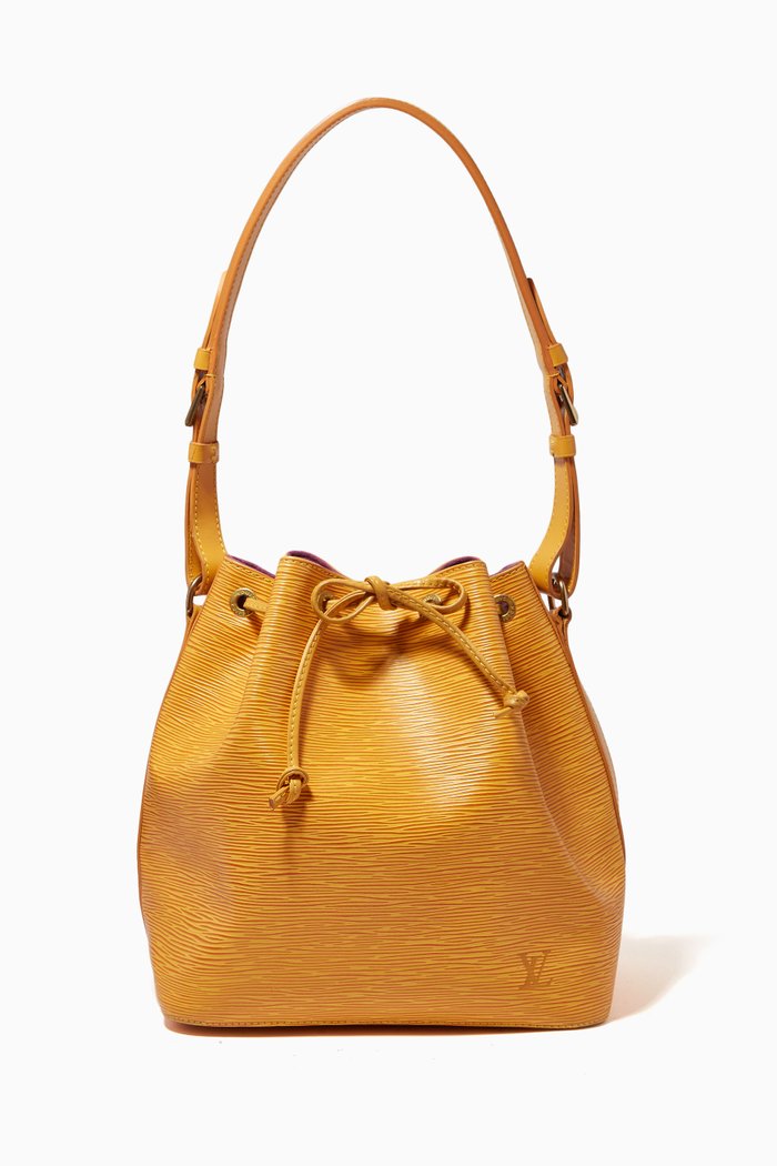 

Noé Bucket Bag in Epi Leather, Yellow