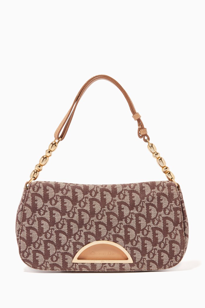 

Maris Pearl Shoulder Bag in Trotter Canvas, Brown