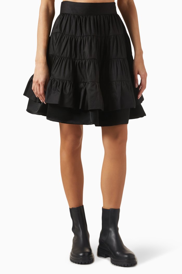 

Fanfan Skirt in Cotton, Black