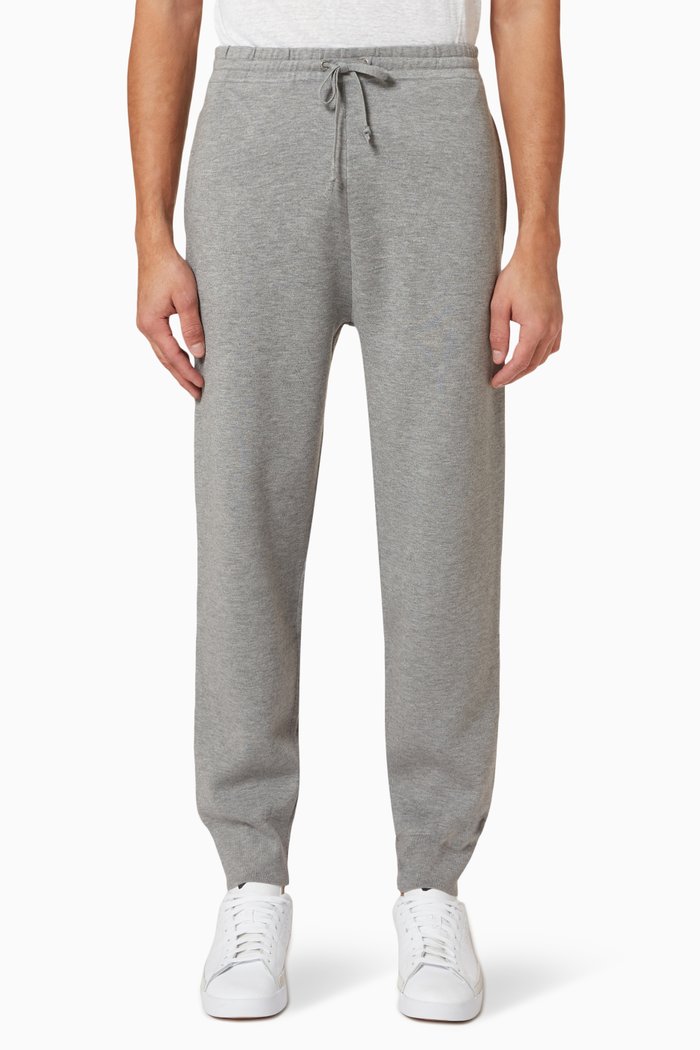 

Knit Jogging Pants in Eco-responsible Viscose, White