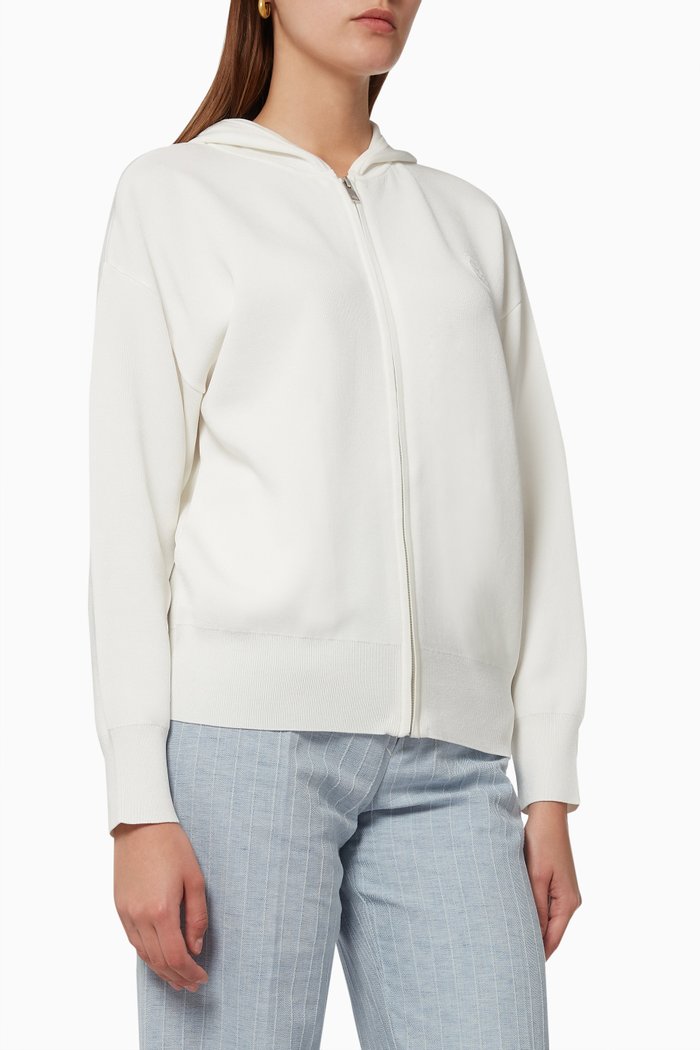 

Reynold Jacket in Waffle Knit, White