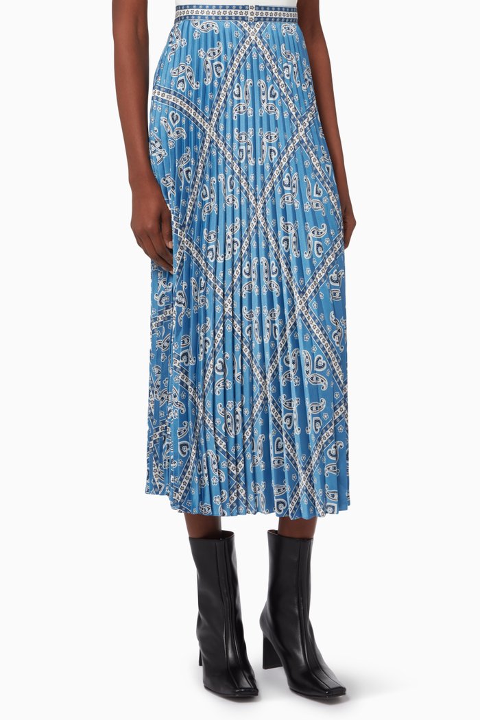 

Jacquard Mini Skirt, Blue