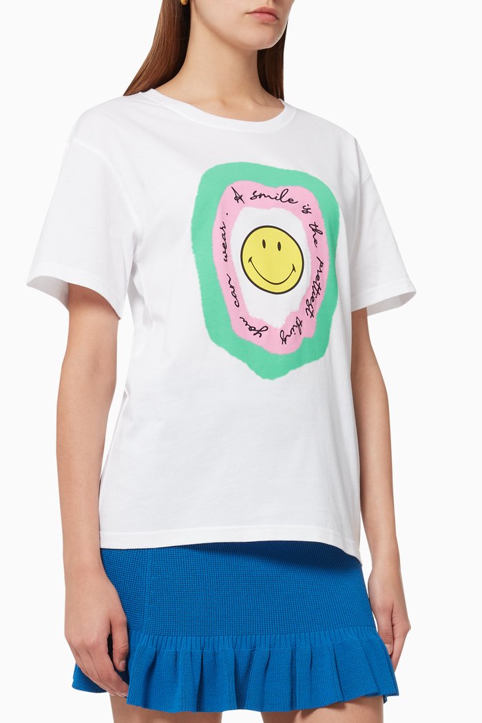 

Graphic Logo T-shirt in Cotton Jersey, White