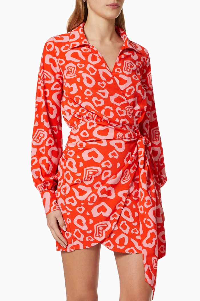 

Sandy Love Mini Dress in Viscose, Pink