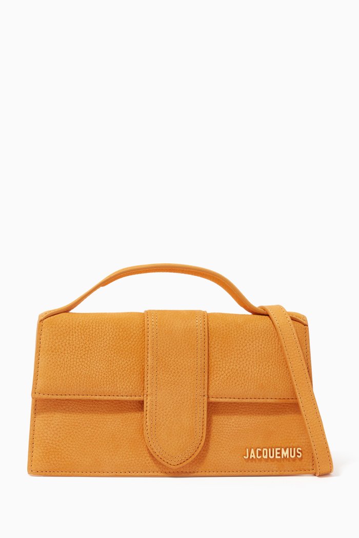

Le Grand Medium Bambino Bag in Grainy Leather, Orange