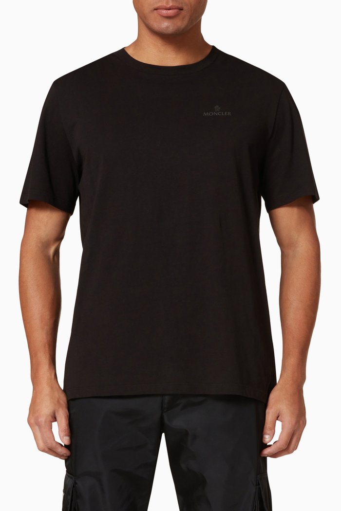 

Logo T-shirt in Cotton Jersey, Black