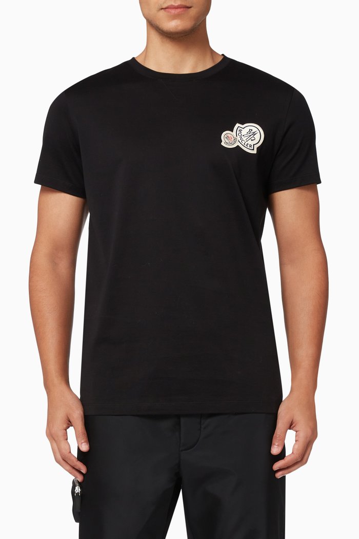 

Logo T-shirt in Cotton Jersey, Black