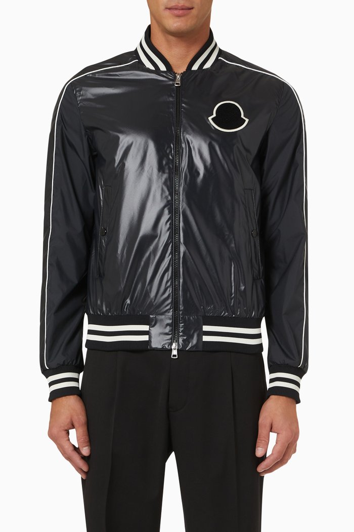 

Dayu Bomber Jacket in Nylon, Black