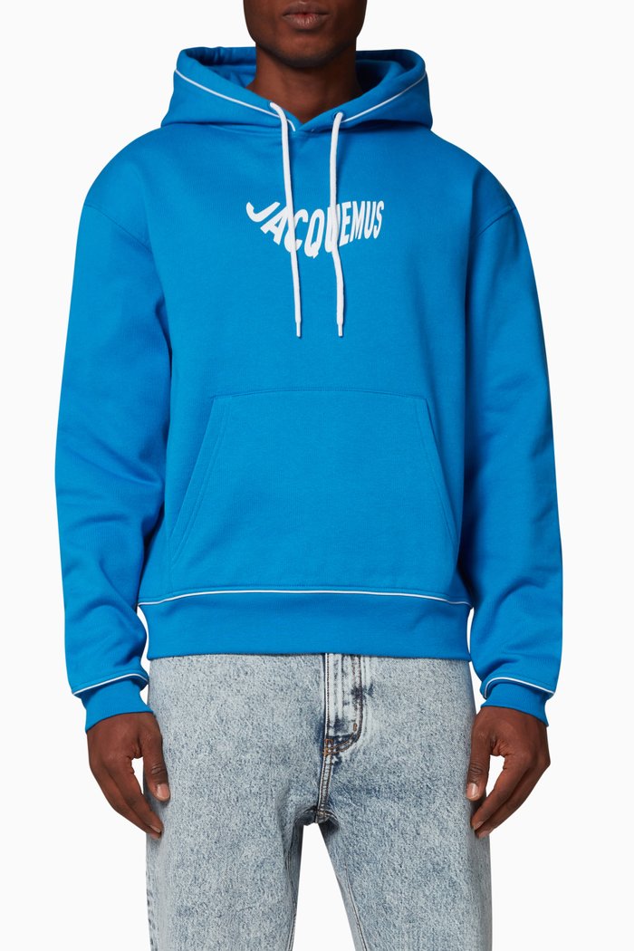 

Le Sweatshirt Vague in Cotton Terry, Blue