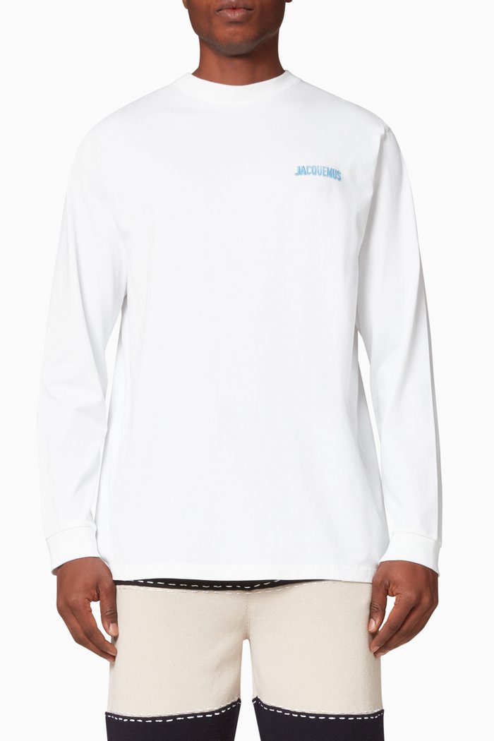 Le T-shirt Gelo in Cotton Jersey, White