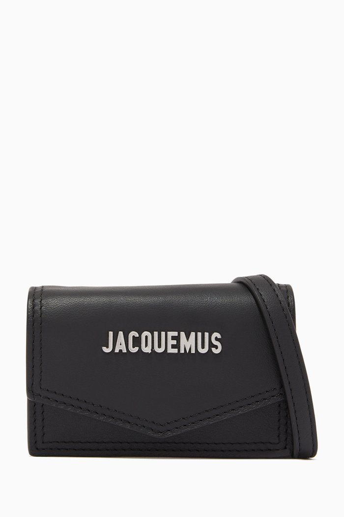 

Le Porte Azur in Leather, Black