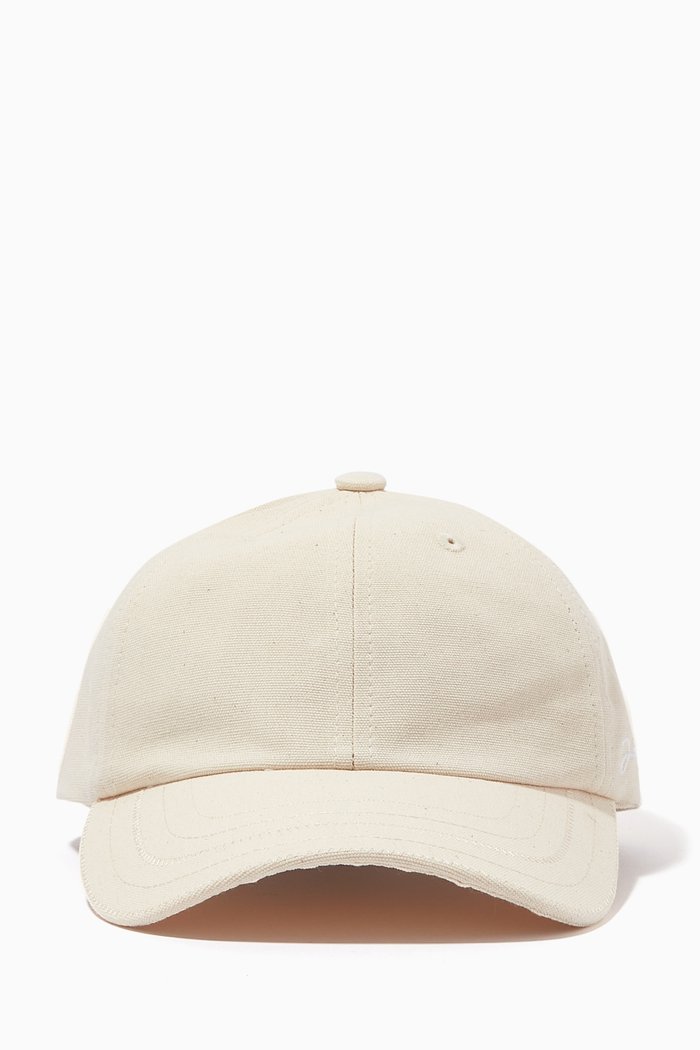 

La Casquette Hat in Cotton Canvas, Neutral