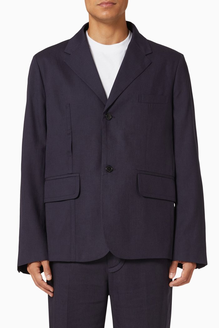 

La Veste Bacio Blazer in OEKO-TEX® Fabric, Blue