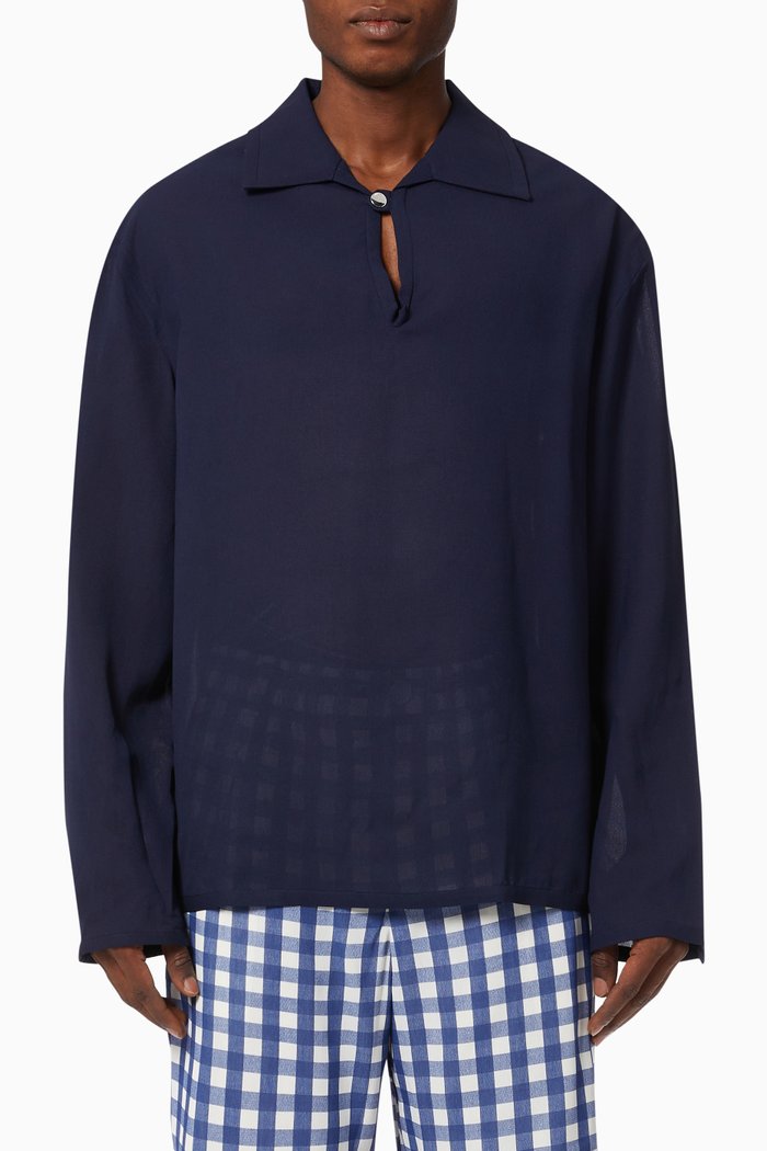 

Le Haut Marin in Viscose, Blue