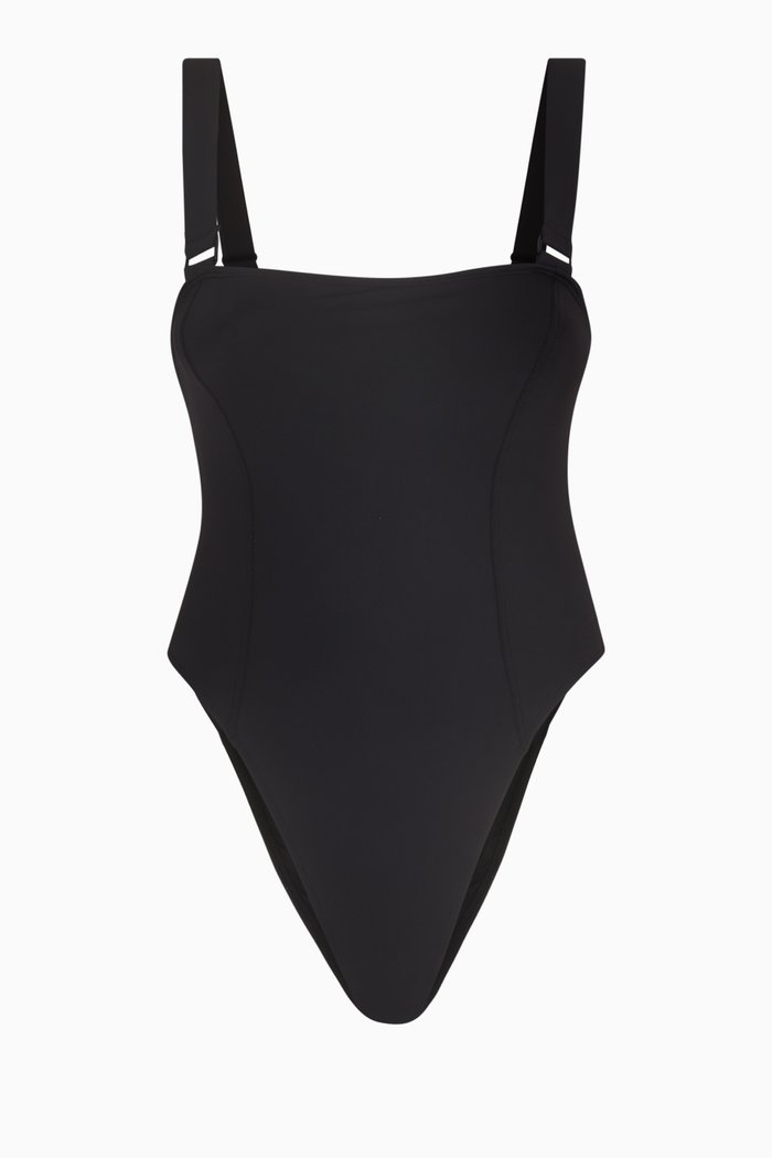 

Contour Swimsuit in Matte Nylon, Black