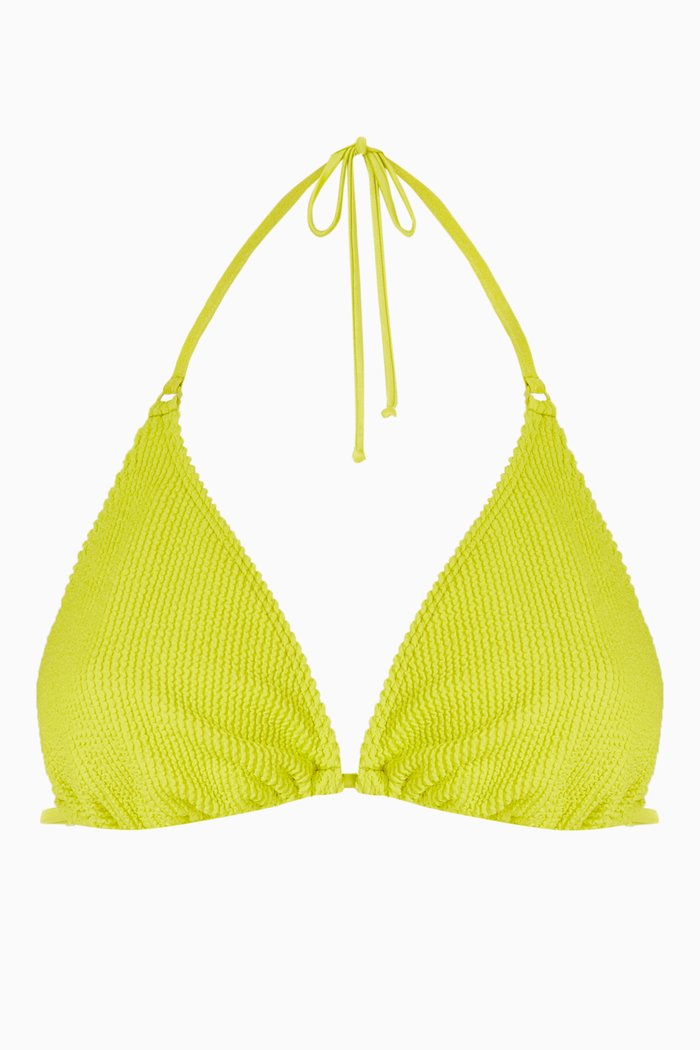 

Always Fits Tiny Ties Bikini Top, Yellow