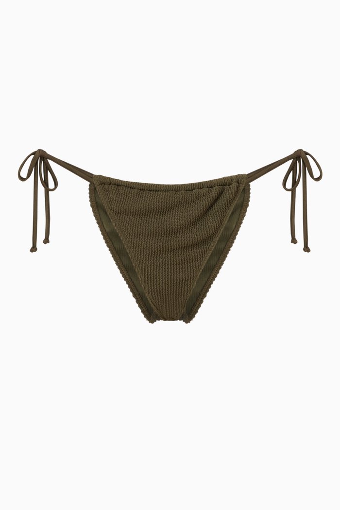 

Always Fits Tiny Ties Bikini Bottoms, Black