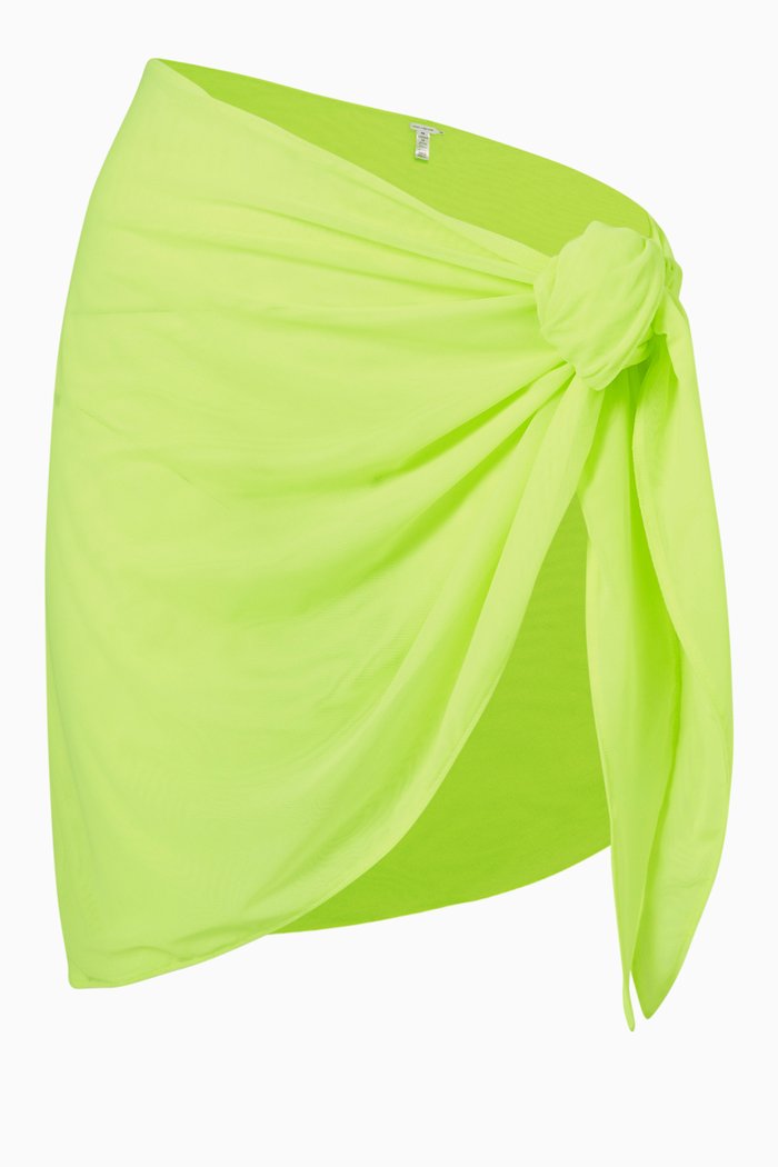 

Leg Daze Sarong in Stretch Nylon, Green