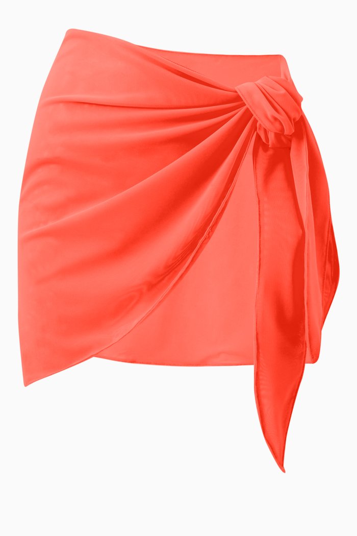 

Leg Daze Sarong in Stretch Nylon, Pink
