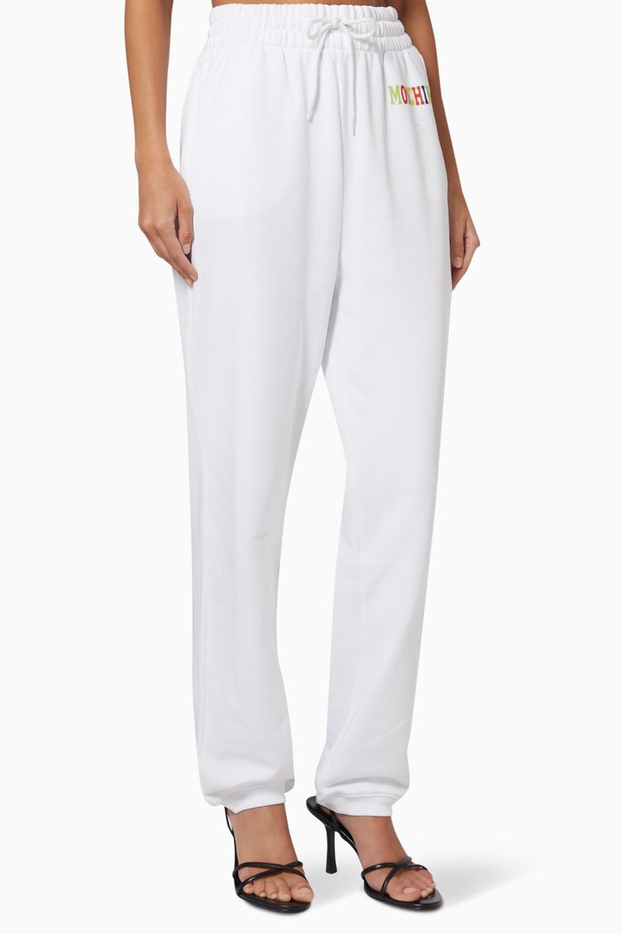 

Logo Track Pants in Jersey, White