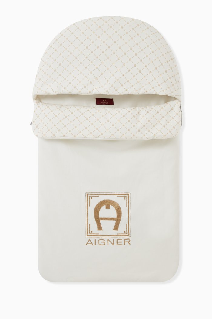 

Baby Sleeping Bag in Cotton, White