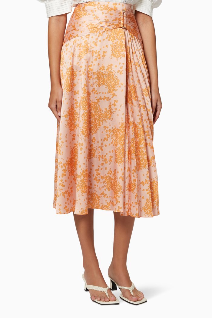

Farlin Pleated Skirt, Orange