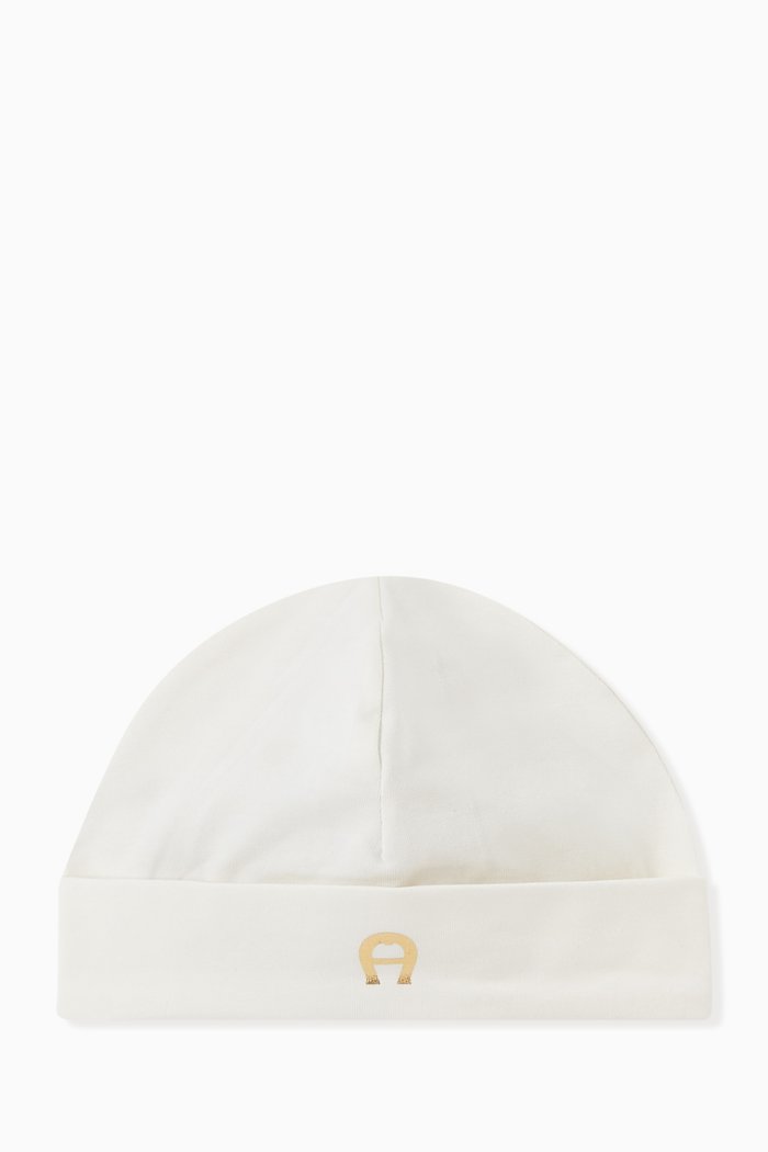 

Logo Hat in Cotton, White