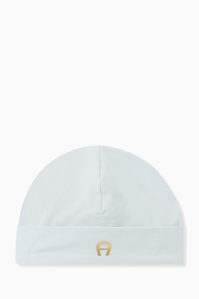 

Logo Hat in Cotton, Blue