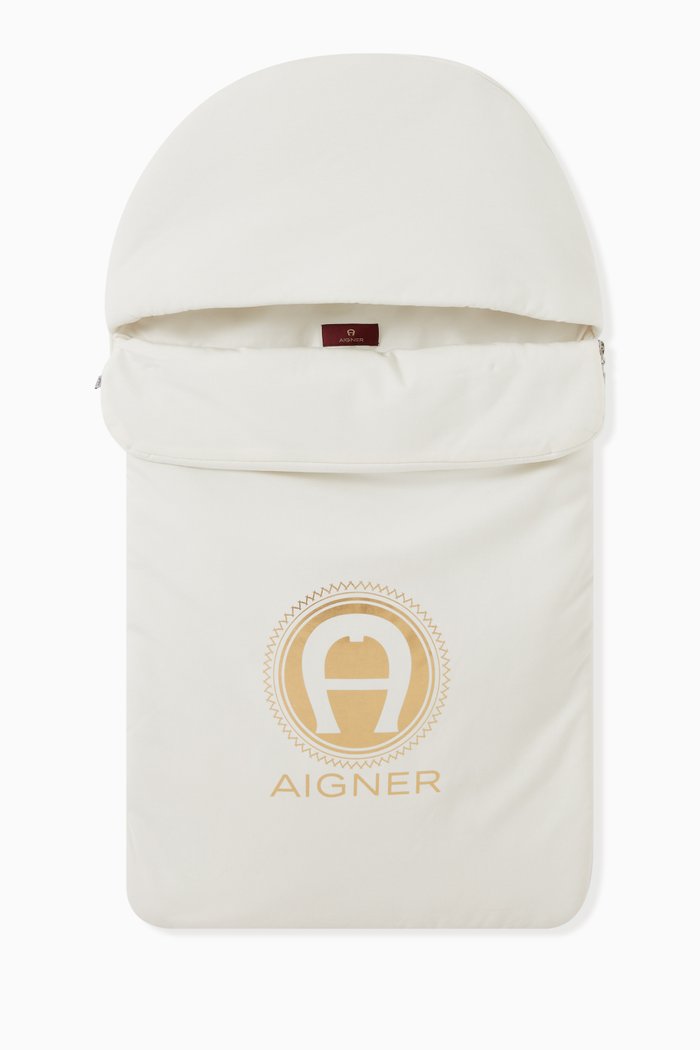 

Baby Sleeping Bag in Cotton, White