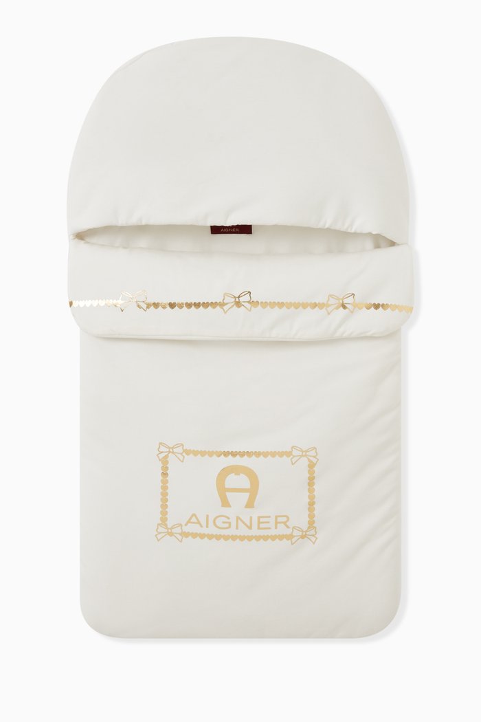 

Baby Sleeping Bag in Cotton, White