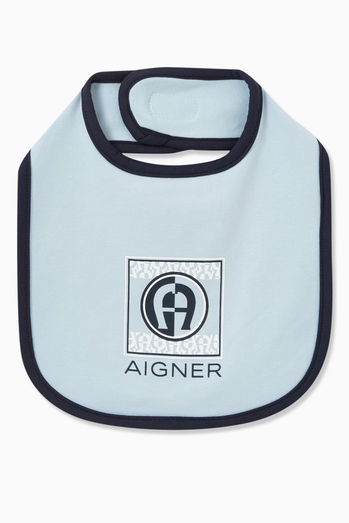 

Logo Bib in Pima Cotton Jersey, Blue
