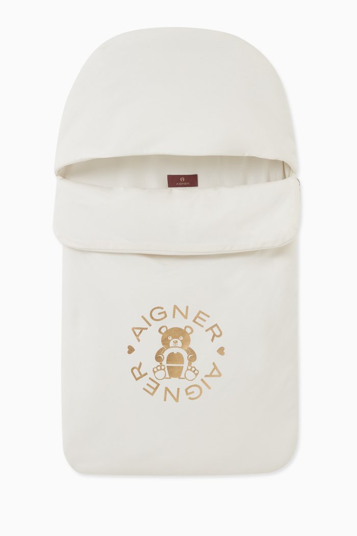 

Baby Sleeping Bag in Cotton, White