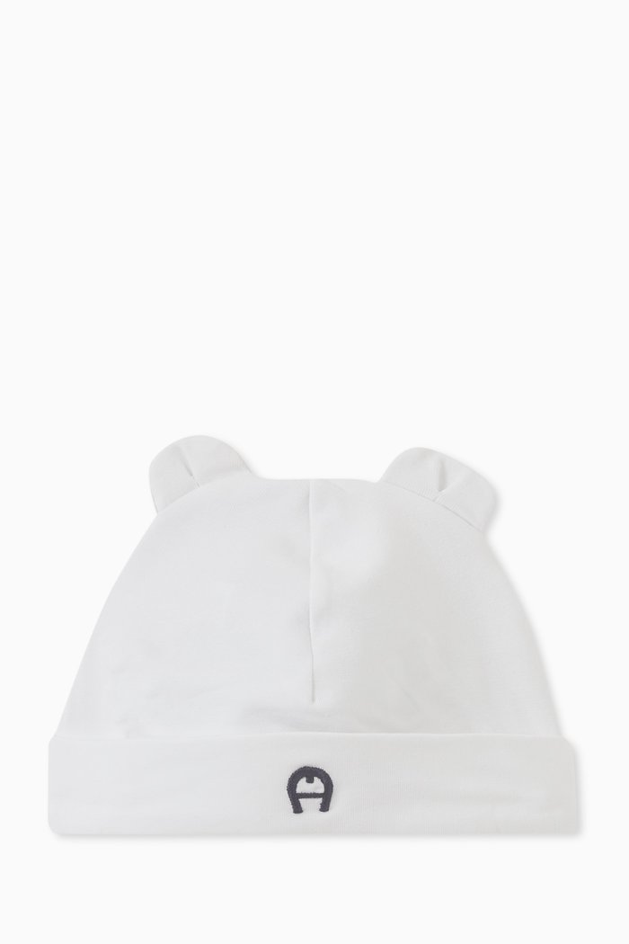 

Logo Hat in Cotton, White