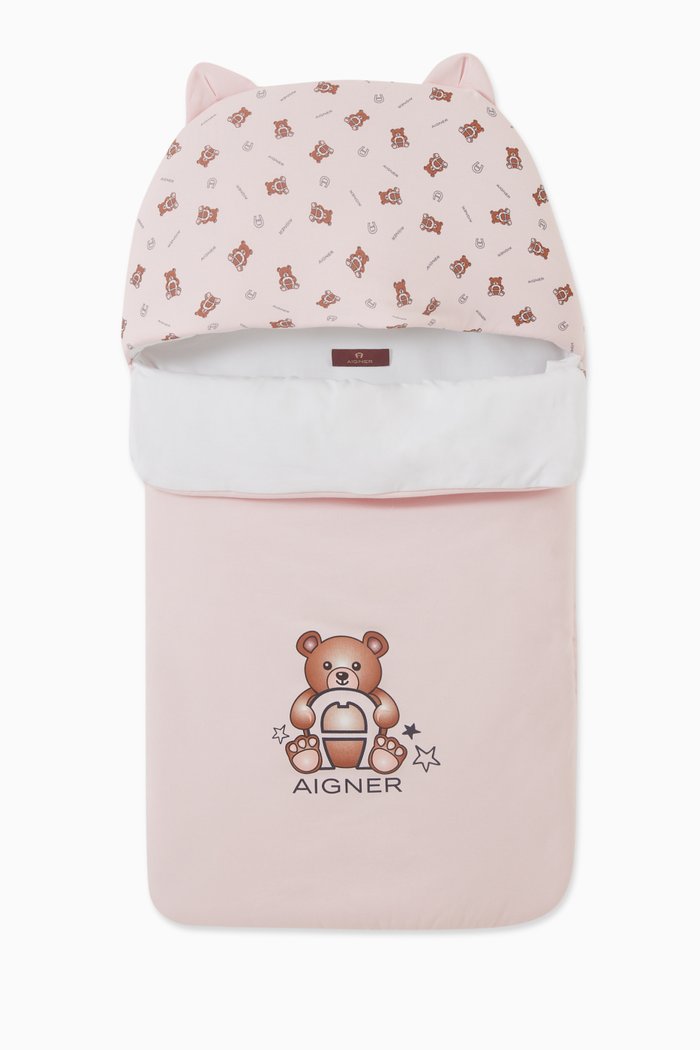 Baby Sleeping Bag in Cotton, Pink