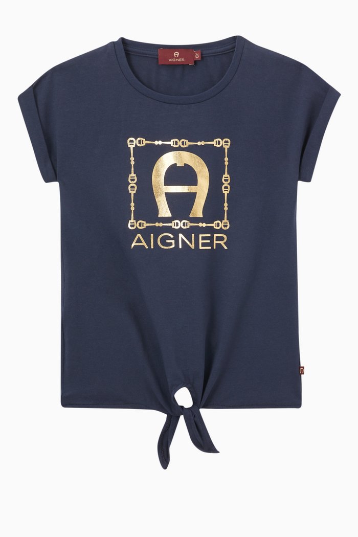 

Logo T-shirt in Cotton, Blue