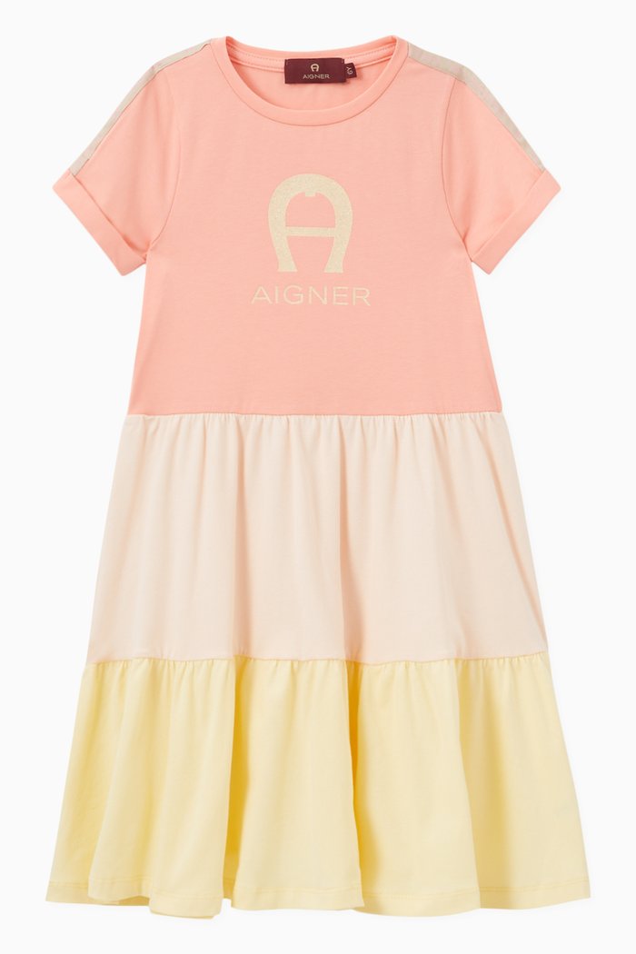 

Logo T-shirt Dress in Cotton, Multicolour