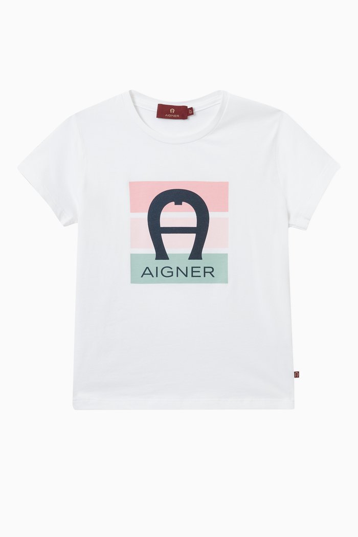 

Logo Graphic T-shirt in Jersey, White