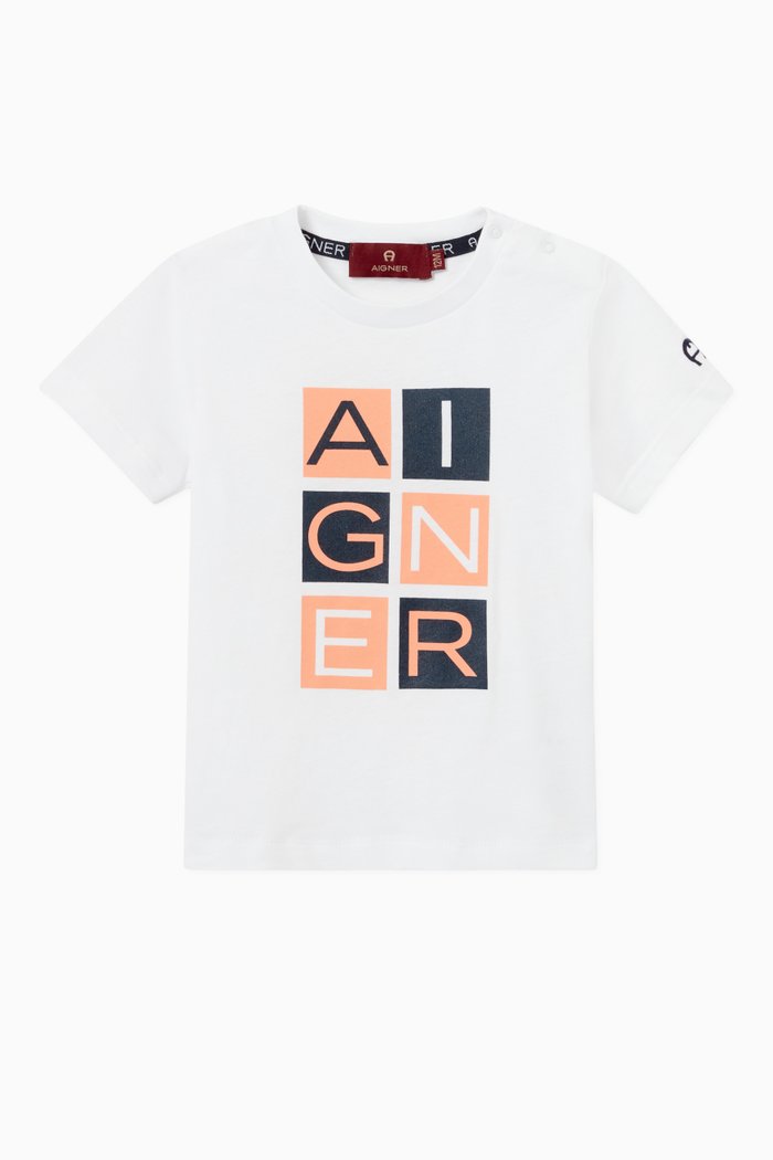 

Logo Graphic T-shirt in Jersey, White